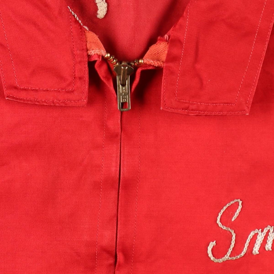 ~70'S Vintage Nylon Racing Jacket Men's Size L /eaa521333