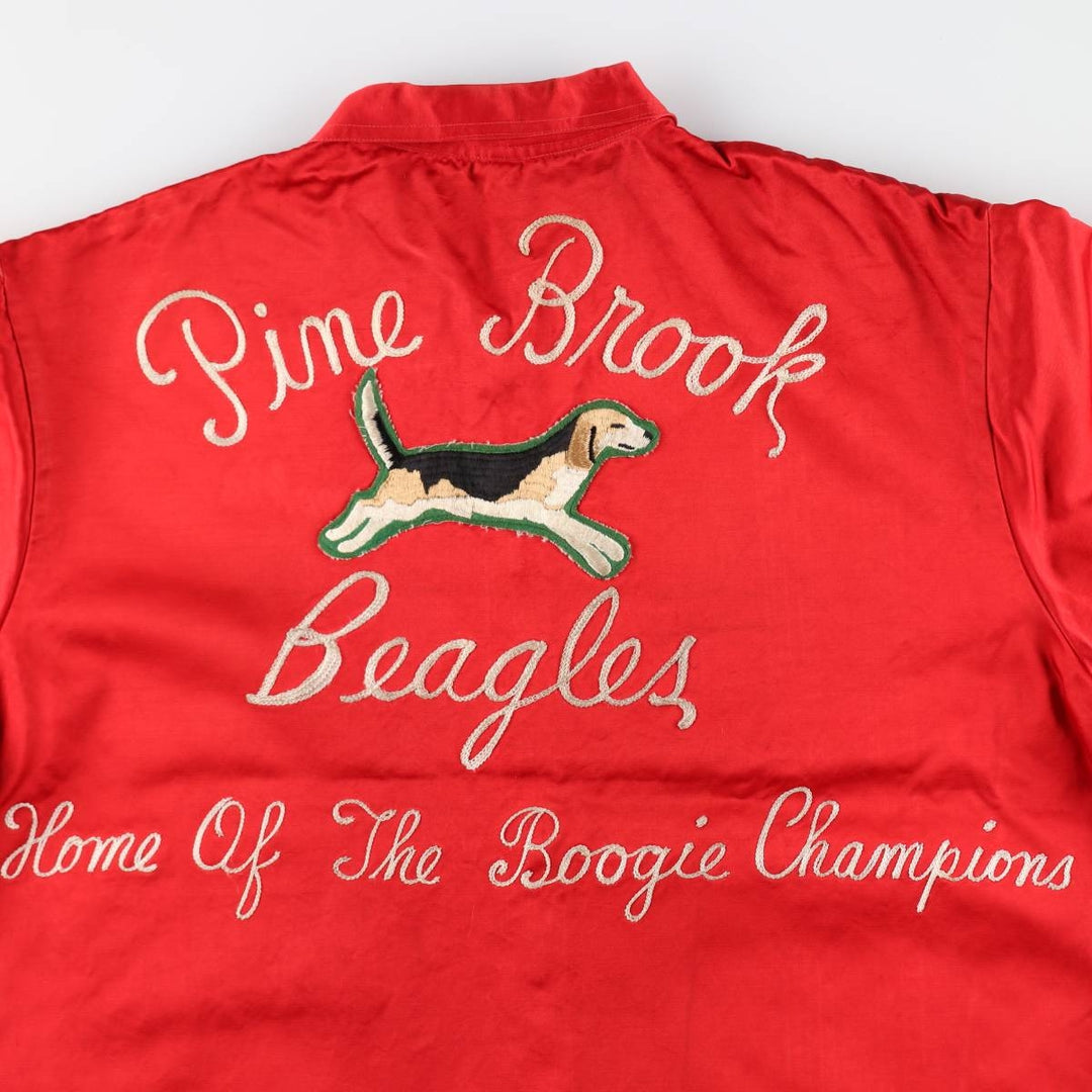 ~70'S Vintage Nylon Racing Jacket Men's Size L /eaa521333