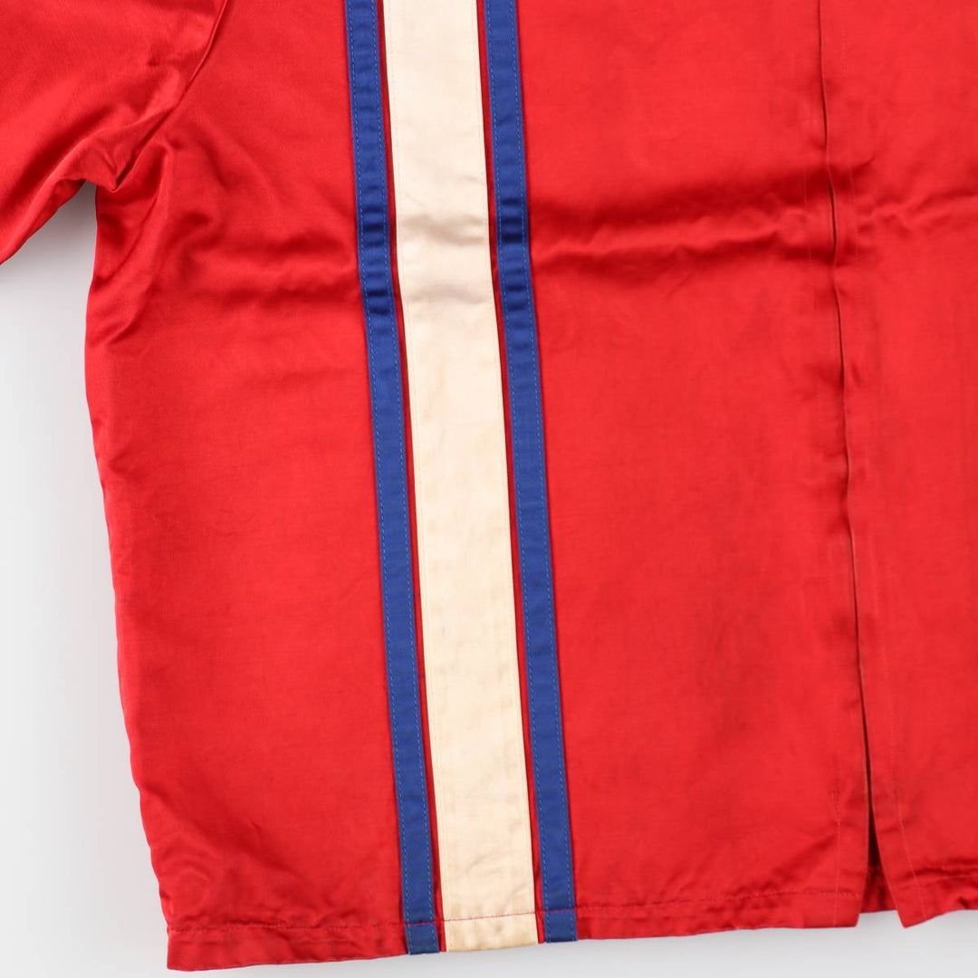 ~70'S Vintage Nylon Racing Jacket Men's Size L /eaa521333