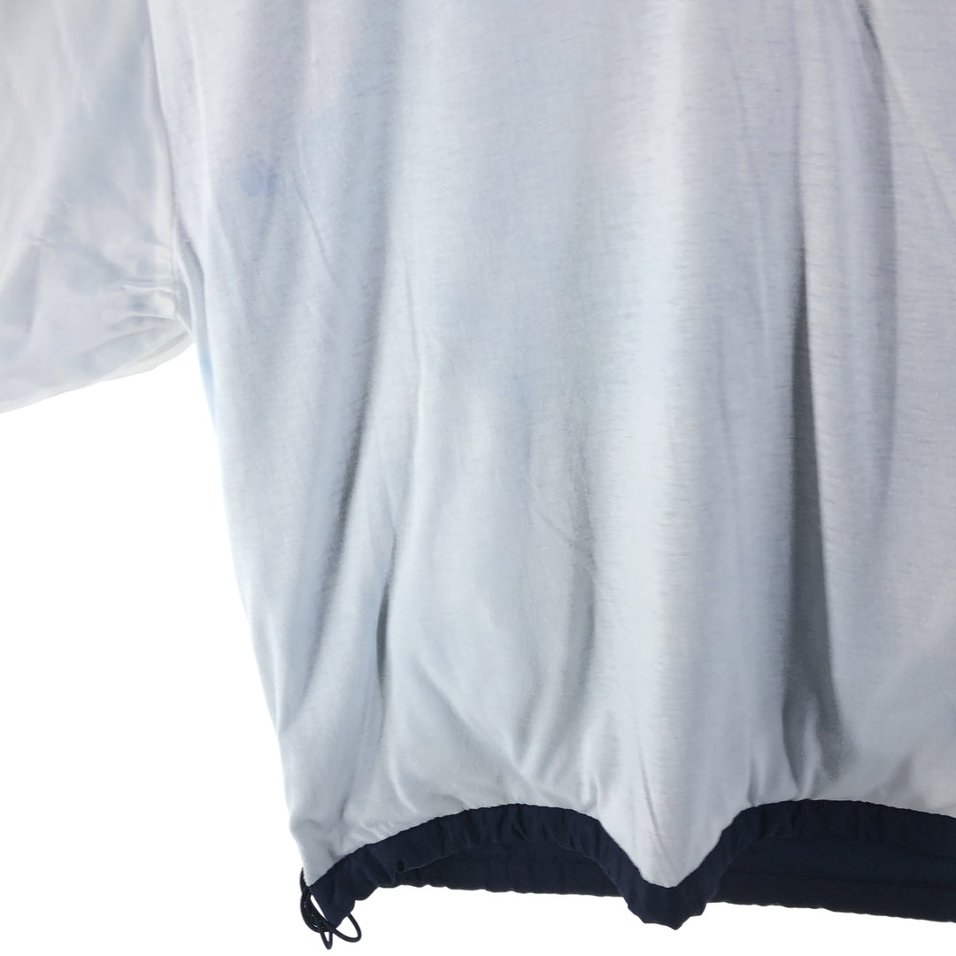 90'S Champion V-neck nylon pullover, men's size M, vintage Nylon navy blue type Vintage Second Hand