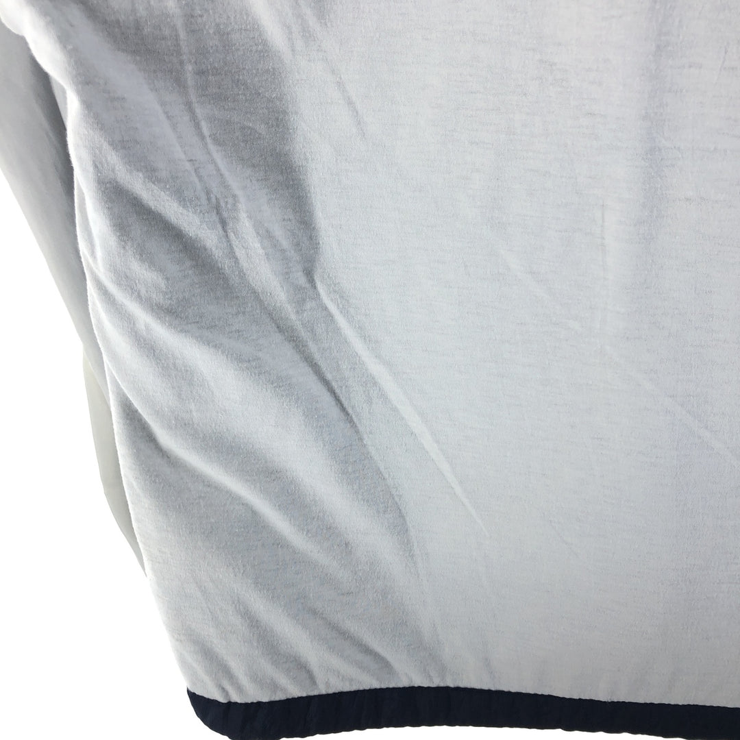 90'S Champion V-neck nylon pullover, men's size M, vintage Nylon navy blue type Vintage Second Hand