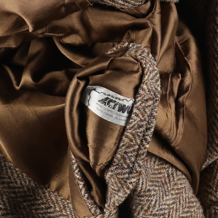 Prange's Harris Tweed Herringbone Wool Tailored Jacket Made in USA Men's M size /eaa521341