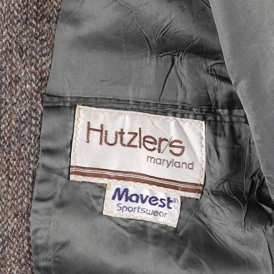 Mavest Harris Tweed Wool Tailored Jacket Men's S /eaa521343