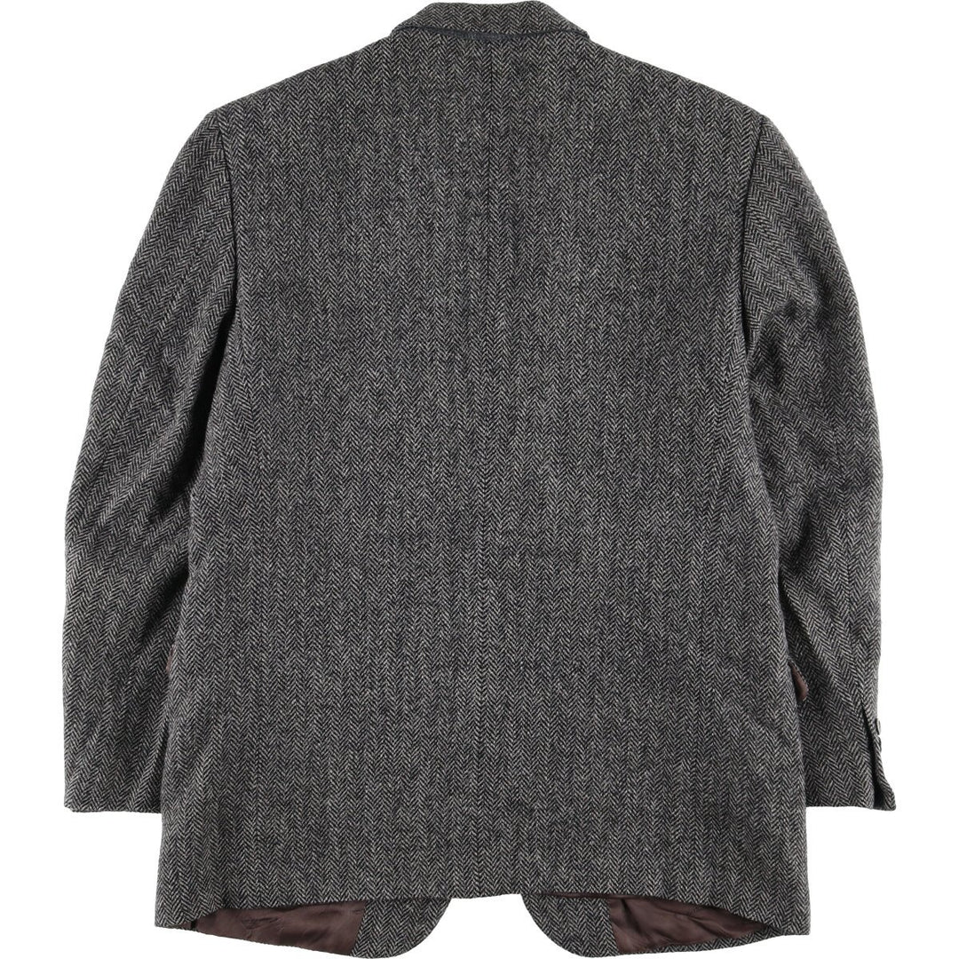 EMIDIO TUCCI Harris Tweed Herringbone Wool Tailored Jacket Men's L size /eaa521344