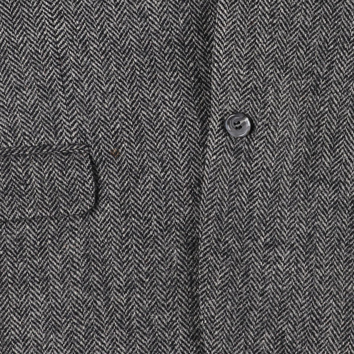 EMIDIO TUCCI Harris Tweed Herringbone Wool Tailored Jacket Men's L size /eaa521344