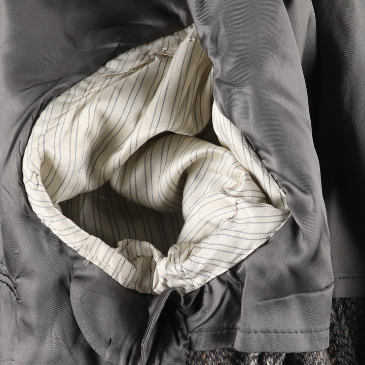 Stafford Harris Tweed Stripe Pattern Herringbone Wool Tailored Jacket Made in USA Men's L size /eaa521346