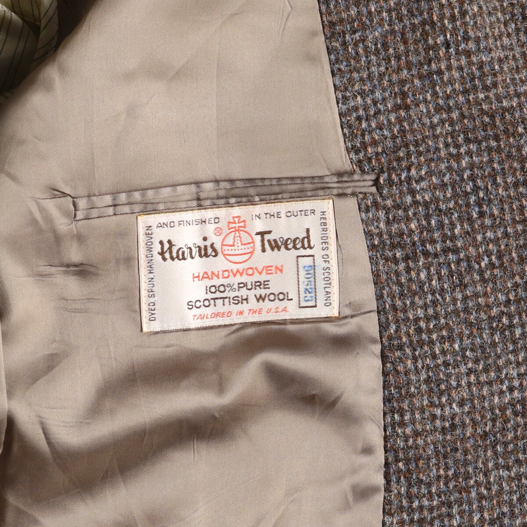 STAFFORD Harris Tweed Wool Tailored Jacket Made in USA Men's L size /eaa521348