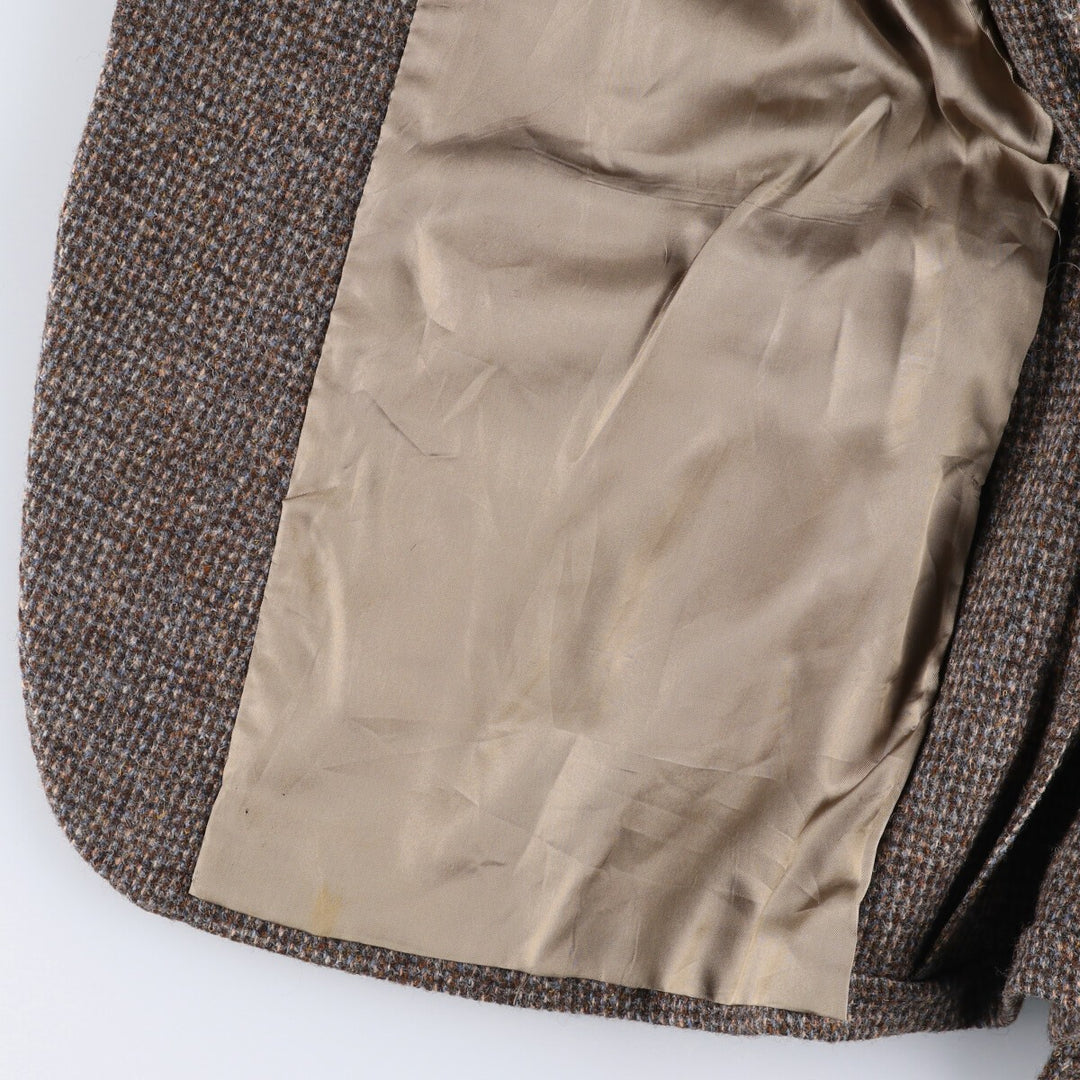 STAFFORD Harris Tweed Wool Tailored Jacket Made in USA Men's L size /eaa521348