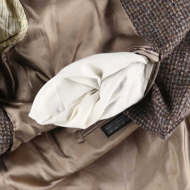 STAFFORD Harris Tweed Wool Tailored Jacket Made in USA Men's L size /eaa521348