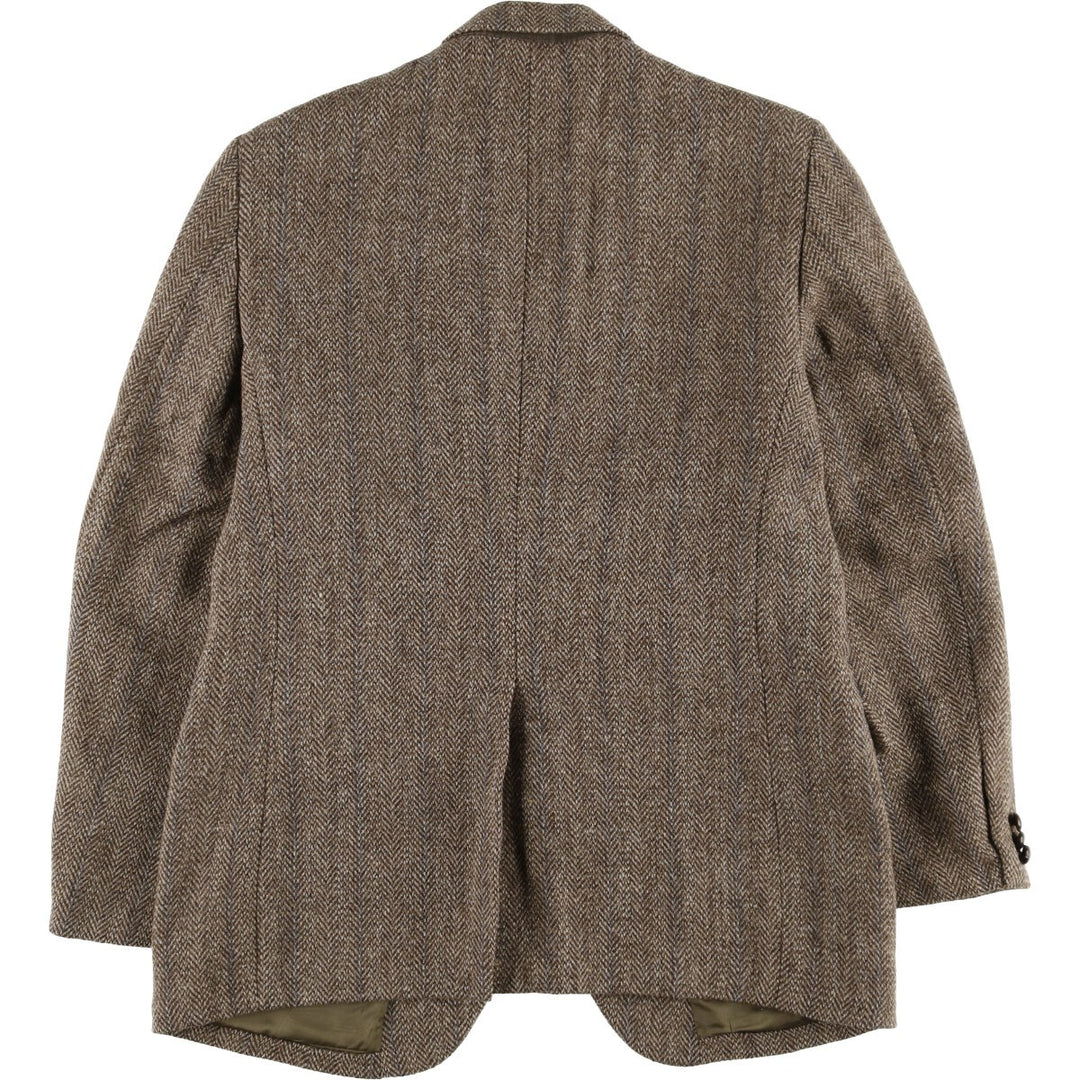 Harris Tweed Herringbone Wool Tailored Jacket Made in USA Men's M size / eaa521351