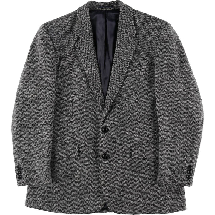 Harris Tweed Herringbone Wool Tailored Jacket Men's M size / eaa521357