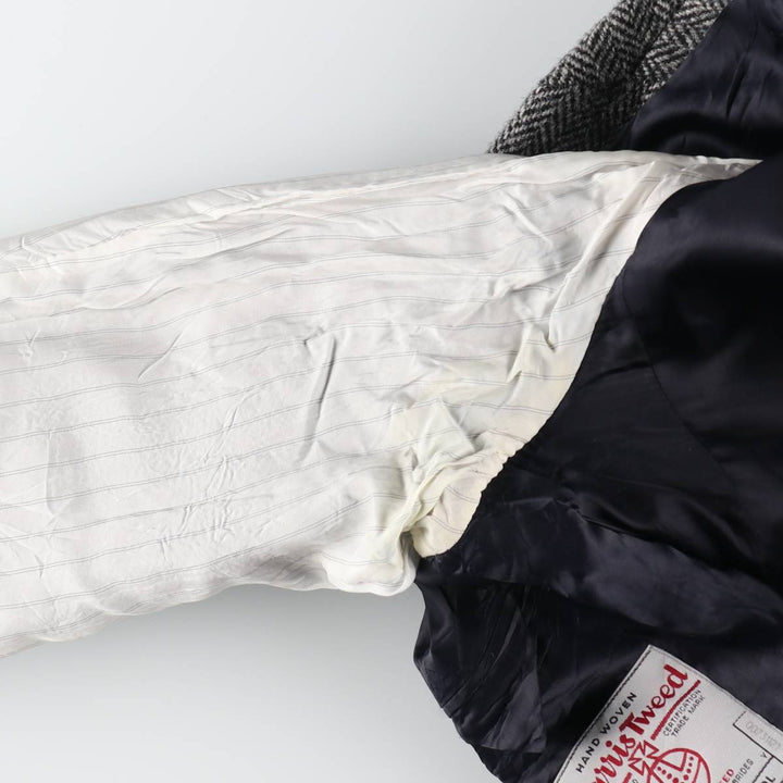 Harris Tweed Herringbone Wool Tailored Jacket Men's M size / eaa521357