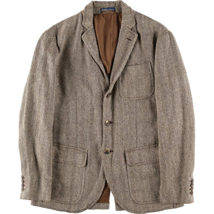 Ralph Lauren POLO by Ralph Lauren Herringbone Linen Tailored Jacket Men's M size / eaa521359