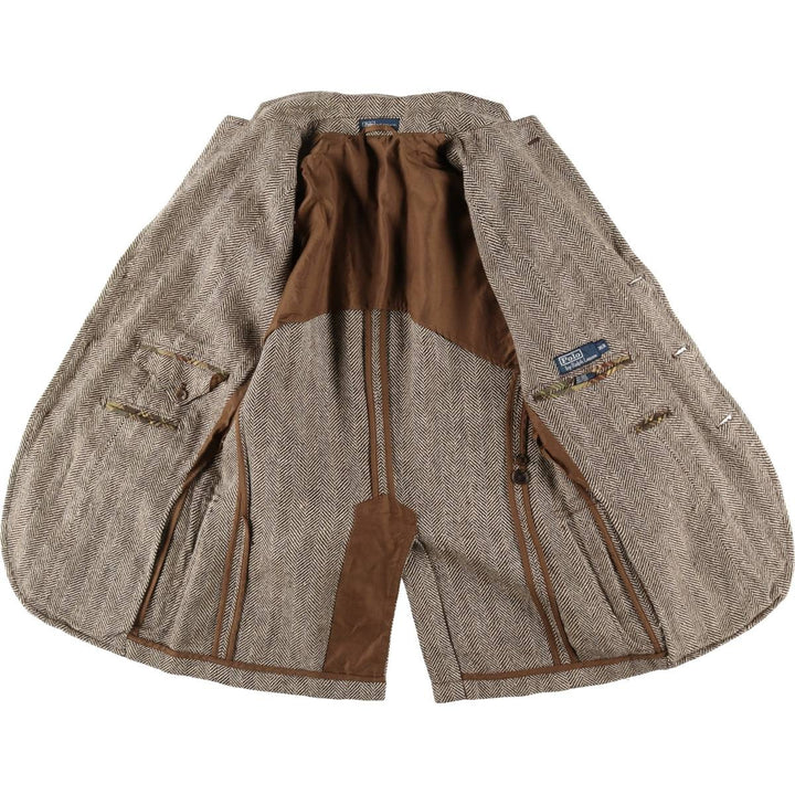 Ralph Lauren POLO by Ralph Lauren Herringbone Linen Tailored Jacket Men's M size / eaa521359