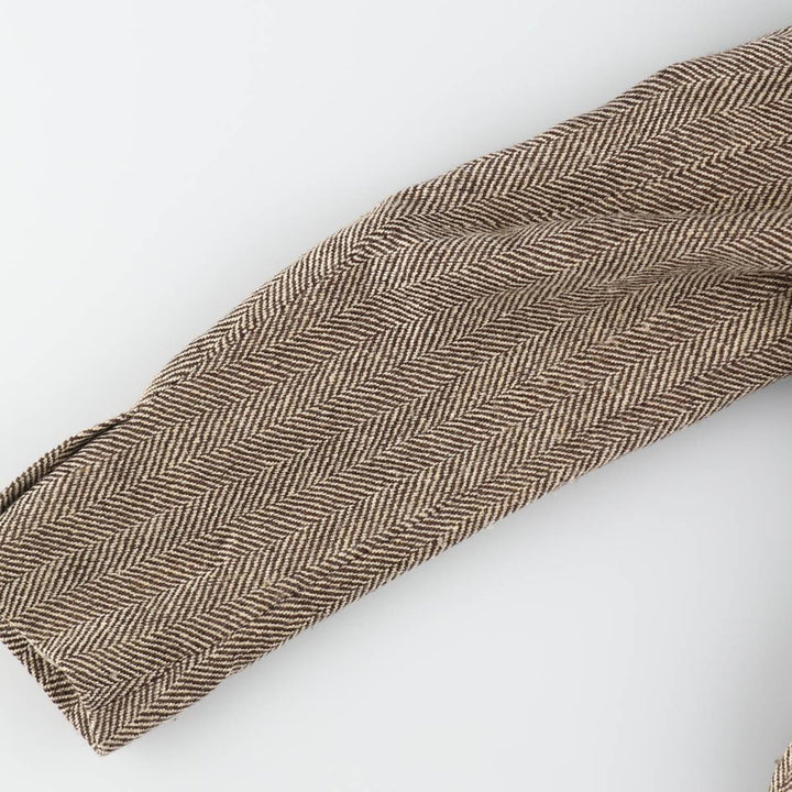 Ralph Lauren POLO by Ralph Lauren Herringbone Linen Tailored Jacket Men's M size / eaa521359