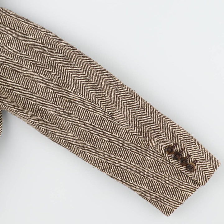 Ralph Lauren POLO by Ralph Lauren Herringbone Linen Tailored Jacket Men's M size / eaa521359