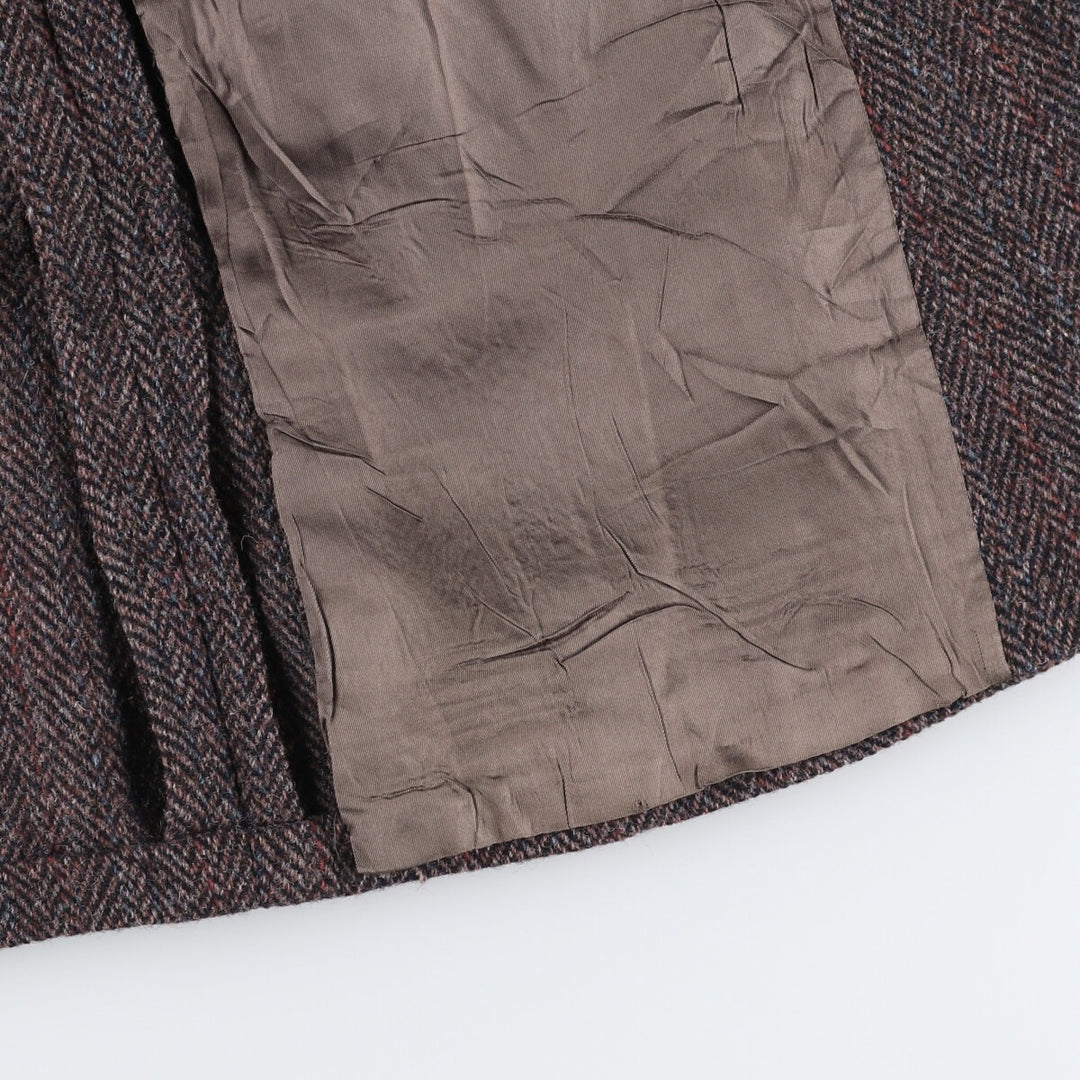 Coat Tails Harris Tweed Harris Tweed Stripe Pattern Herringbone Wool Tailored Jacket Made in USA Men's S /eaa521389