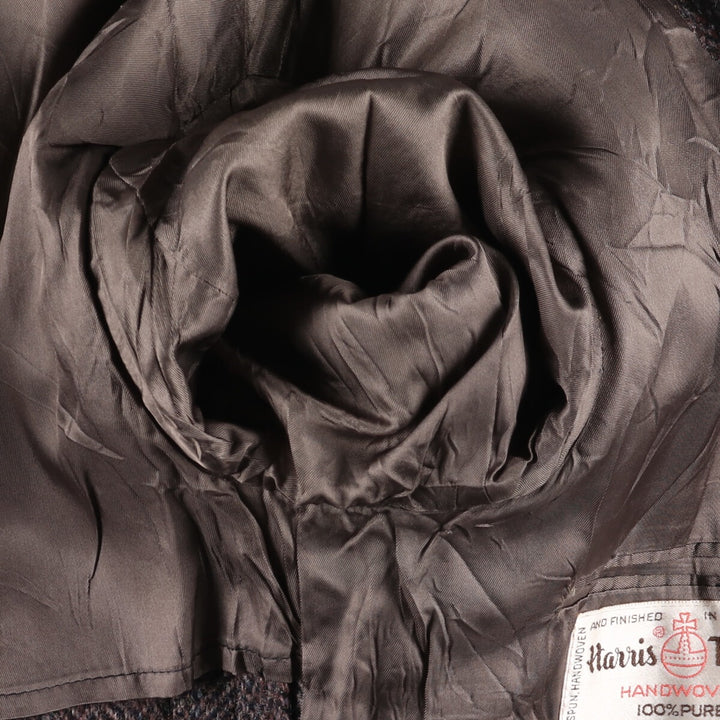 Coat Tails Harris Tweed Harris Tweed Stripe Pattern Herringbone Wool Tailored Jacket Made in USA Men's S /eaa521389