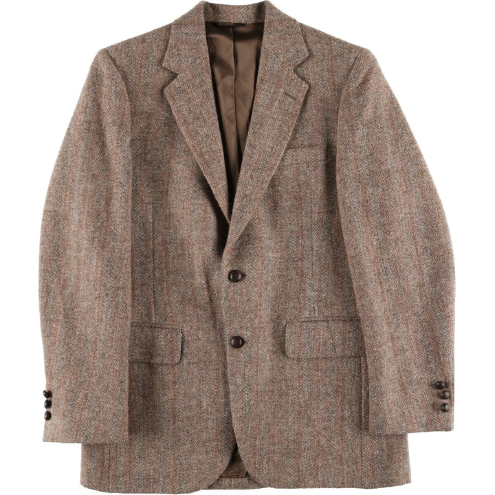 Brooks Harris Tweed Harris Tweed Stripe Pattern Wool Tailored Jacket Made in USA Men's S /eaa521393