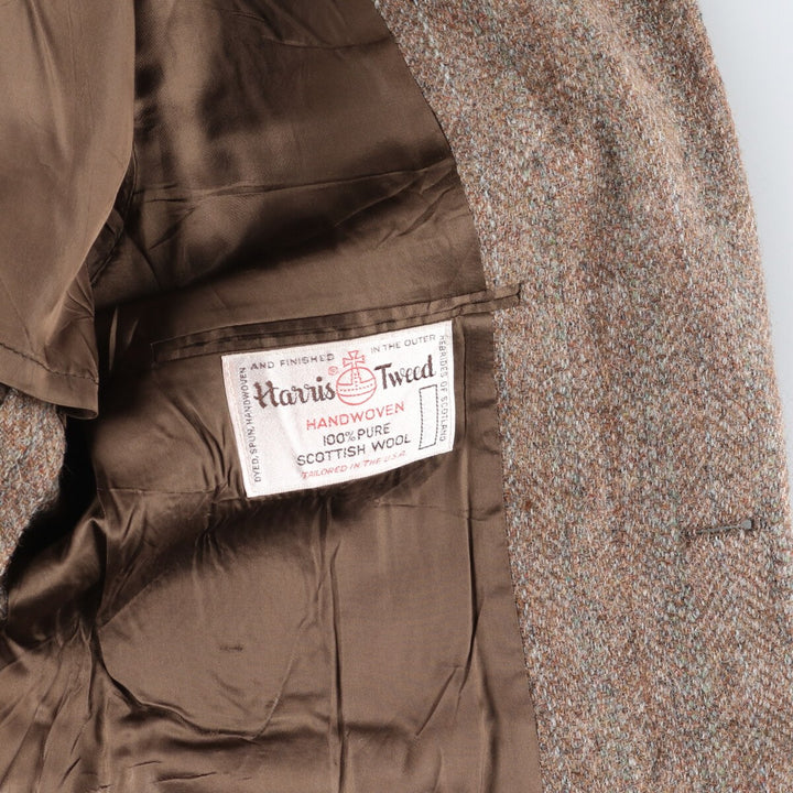 Brooks Harris Tweed Harris Tweed Stripe Pattern Wool Tailored Jacket Made in USA Men's S /eaa521393