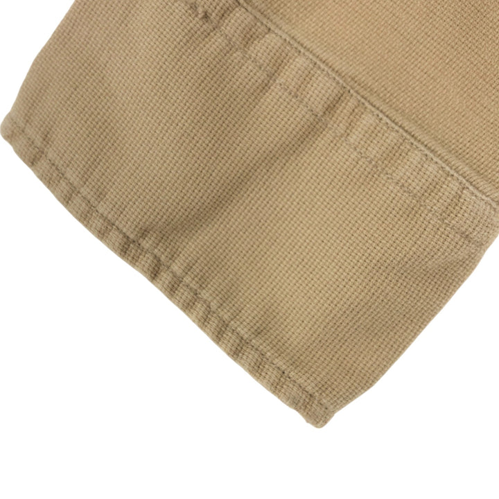Vintage 90'S Ralph Lauren POLO SPORT long-sleeved cotton shirt, size L, men's cotton Beige type Vintage Second Hand