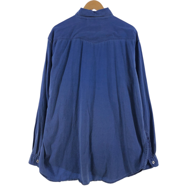 Harley-Davidson Long Sleeve Denim Shirt Men's XXL / eaa521434