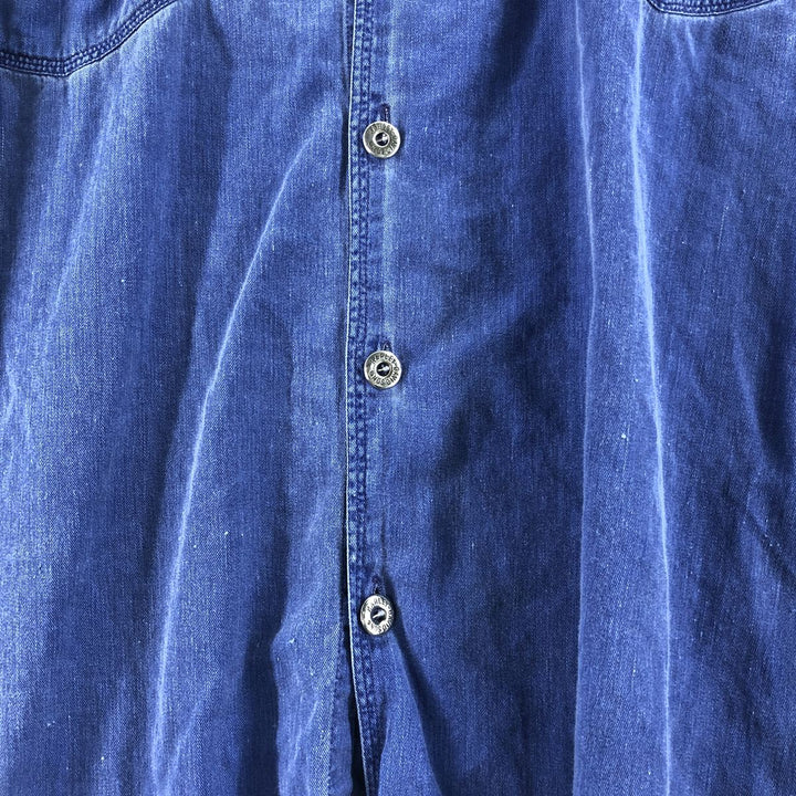 Harley-Davidson Long Sleeve Denim Shirt Men's XXL / eaa521434