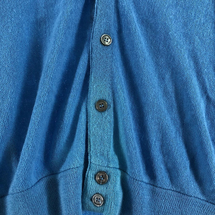 80'S JCPenney THE FOX Sweater Acrylic Knit Cardigan Made in USA Men's L Size Vintage /eaa521452