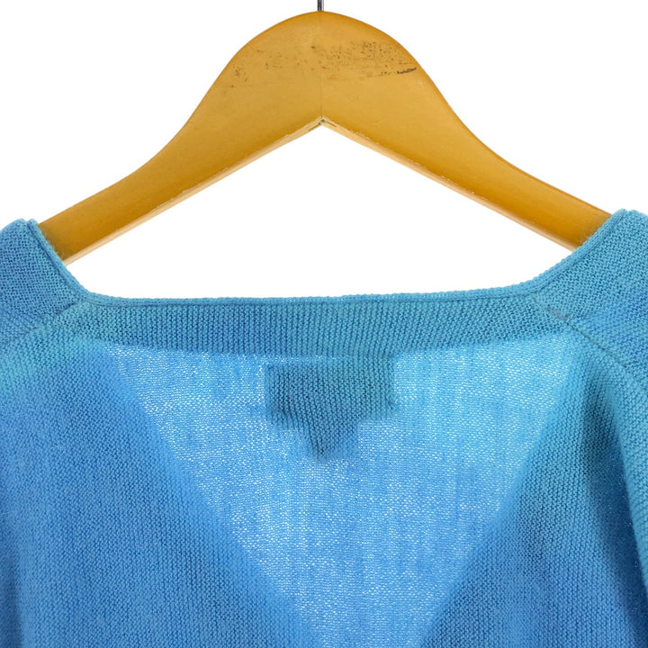 80'S JCPenney THE FOX Sweater Acrylic Knit Cardigan Made in USA Men's L Size Vintage /eaa521452