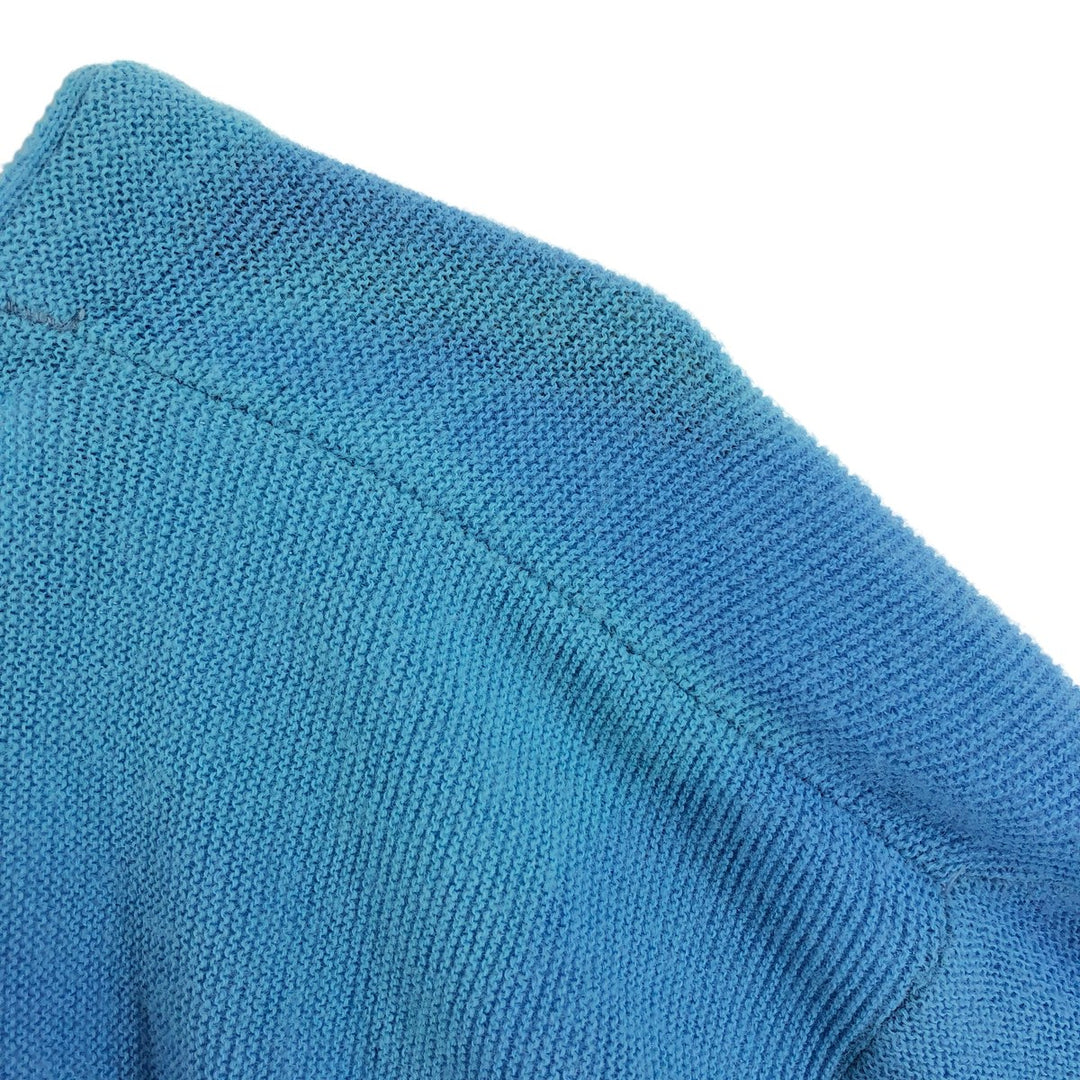 80'S JCPenney THE FOX Sweater Acrylic Knit Cardigan Made in USA Men's L Size Vintage /eaa521452