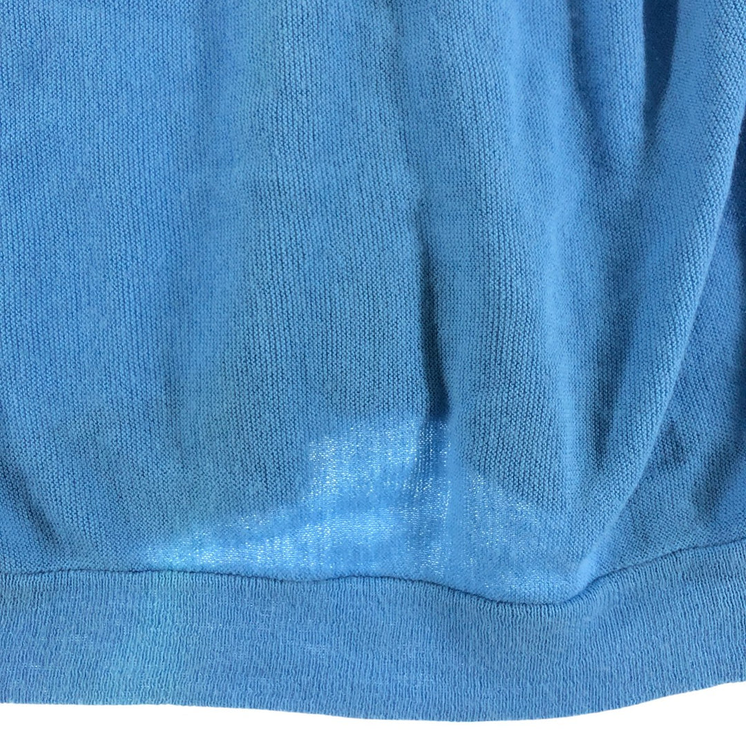 80'S JCPenney THE FOX Sweater Acrylic Knit Cardigan Made in USA Men's L Size Vintage /eaa521452