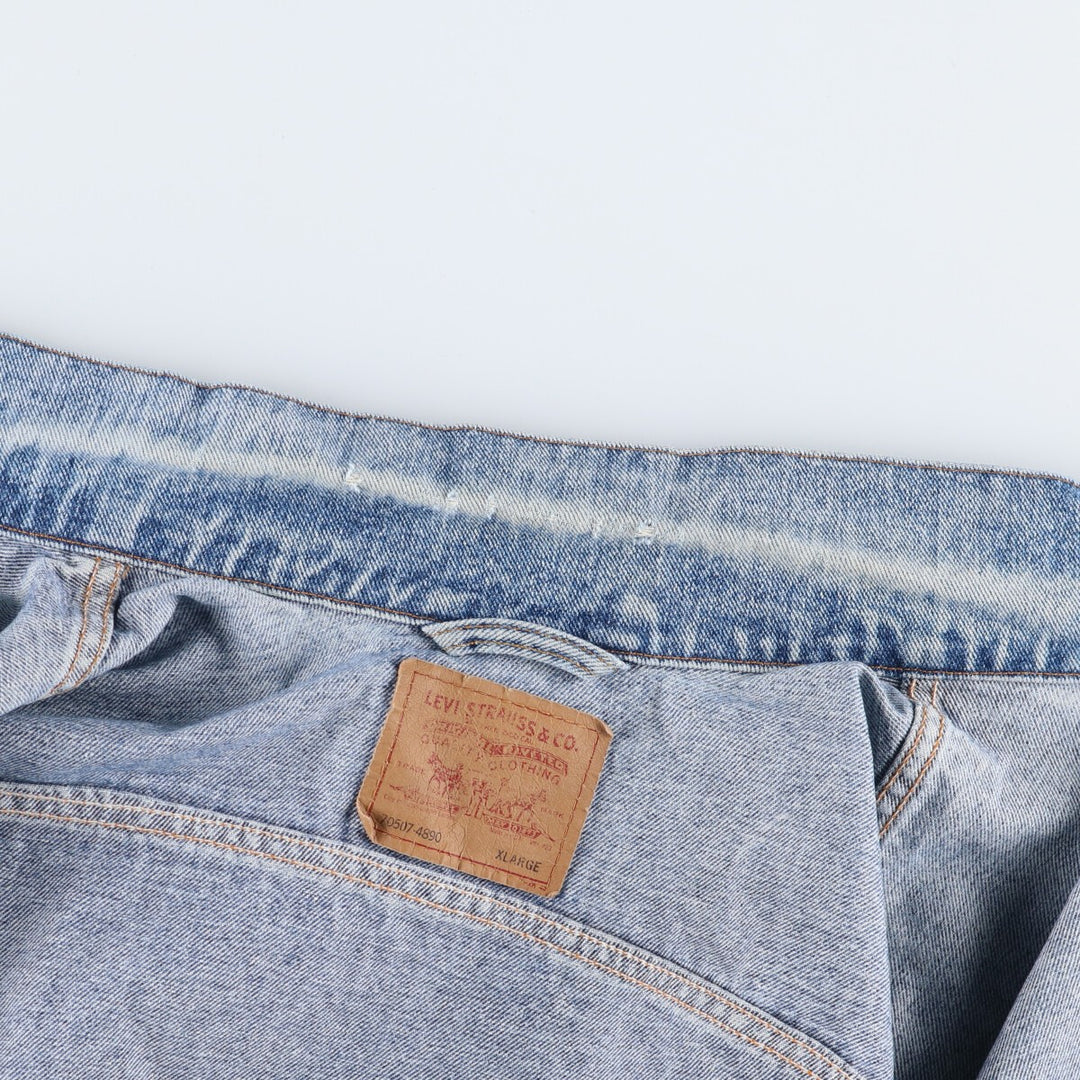 90'S Levi's 70507-4890 denim jacket, denim jacket, made in USA, men's XL equivalent, vintage /eaa521508