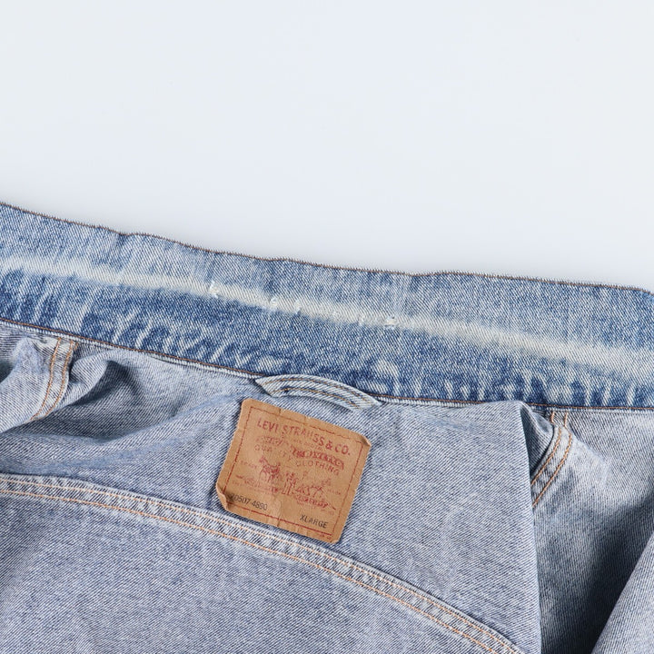 90'S Levi's 70507-4890 denim jacket, denim jacket, made in USA, men's XL equivalent, vintage /eaa521508