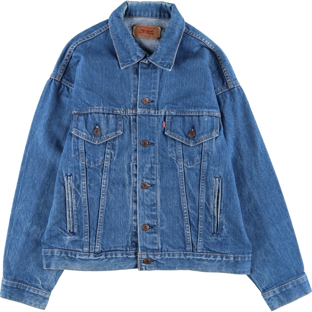 90'S Levi's 70507-0214 denim jacket, denim jacket, made in USA, men's size M, vintage /eaa521521