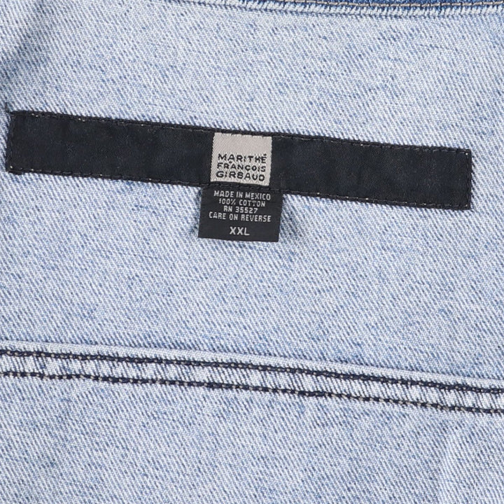 Marithe Francois Girbaud denim jacket G-jacket Men's XXL equivalent / eaa521522