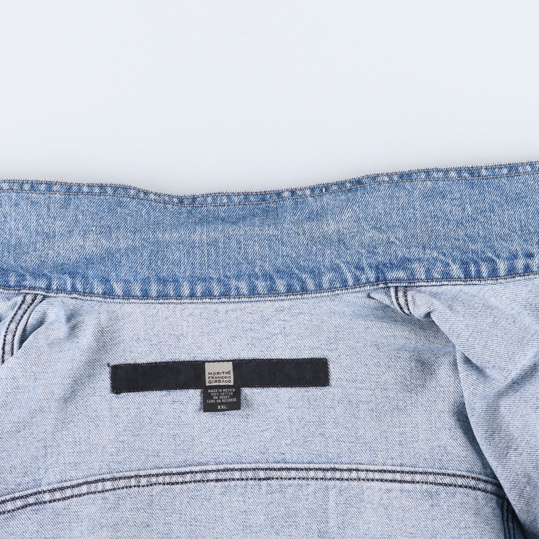 Marithe Francois Girbaud denim jacket G-jacket Men's XXL equivalent / eaa521522
