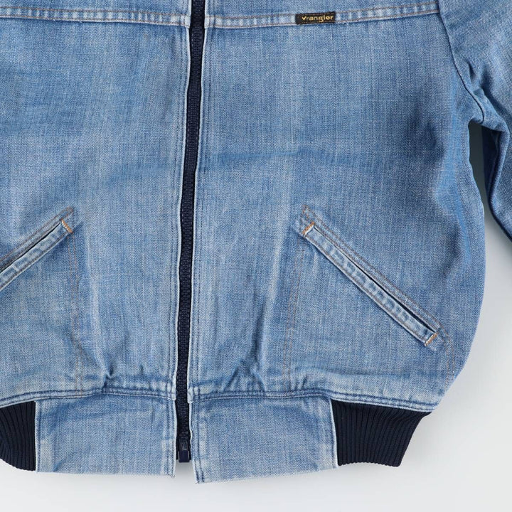 70s~80'S Wrangler Denim Zip-up Blouson Men's M Size Vintage /eaa521523