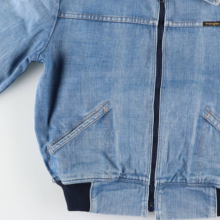 70s~80'S Wrangler Denim Zip-up Blouson Men's M Size Vintage /eaa521523