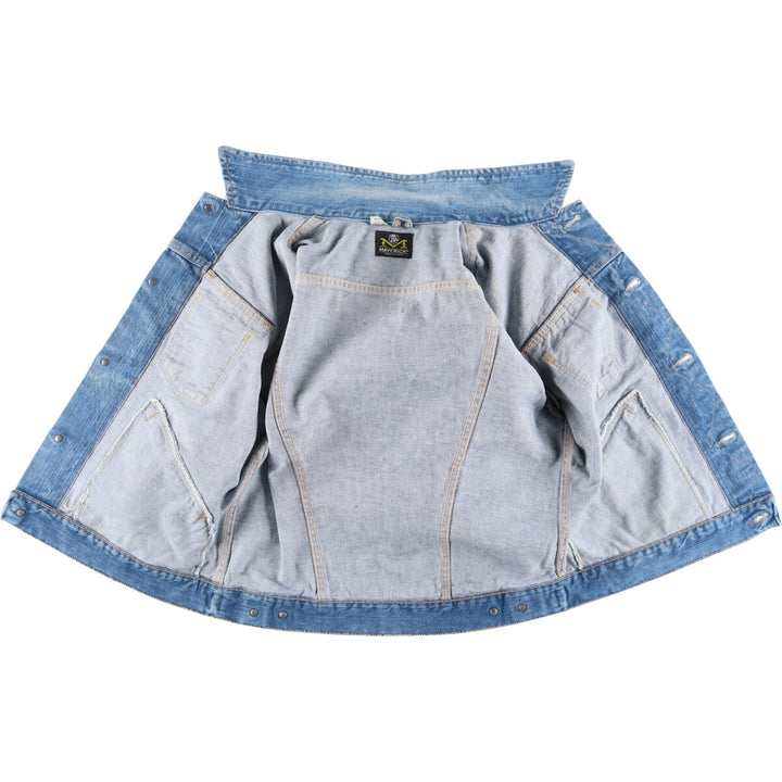 70'S Maverick denim jacket, denim jacket, made in USA, men's size L, vintage /eaa521525