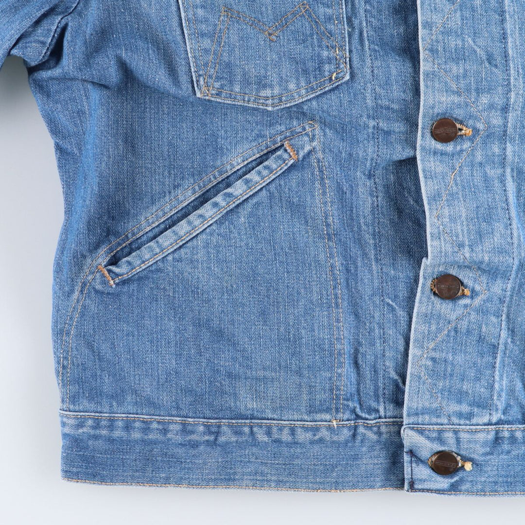 70'S Maverick denim jacket, denim jacket, made in USA, men's size L, vintage /eaa521525