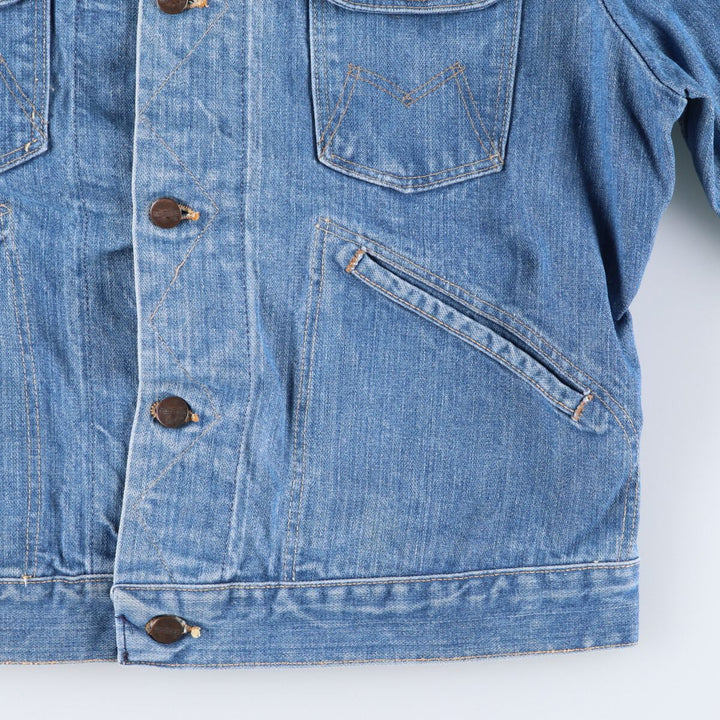 70'S Maverick denim jacket, denim jacket, made in USA, men's size L, vintage /eaa521525