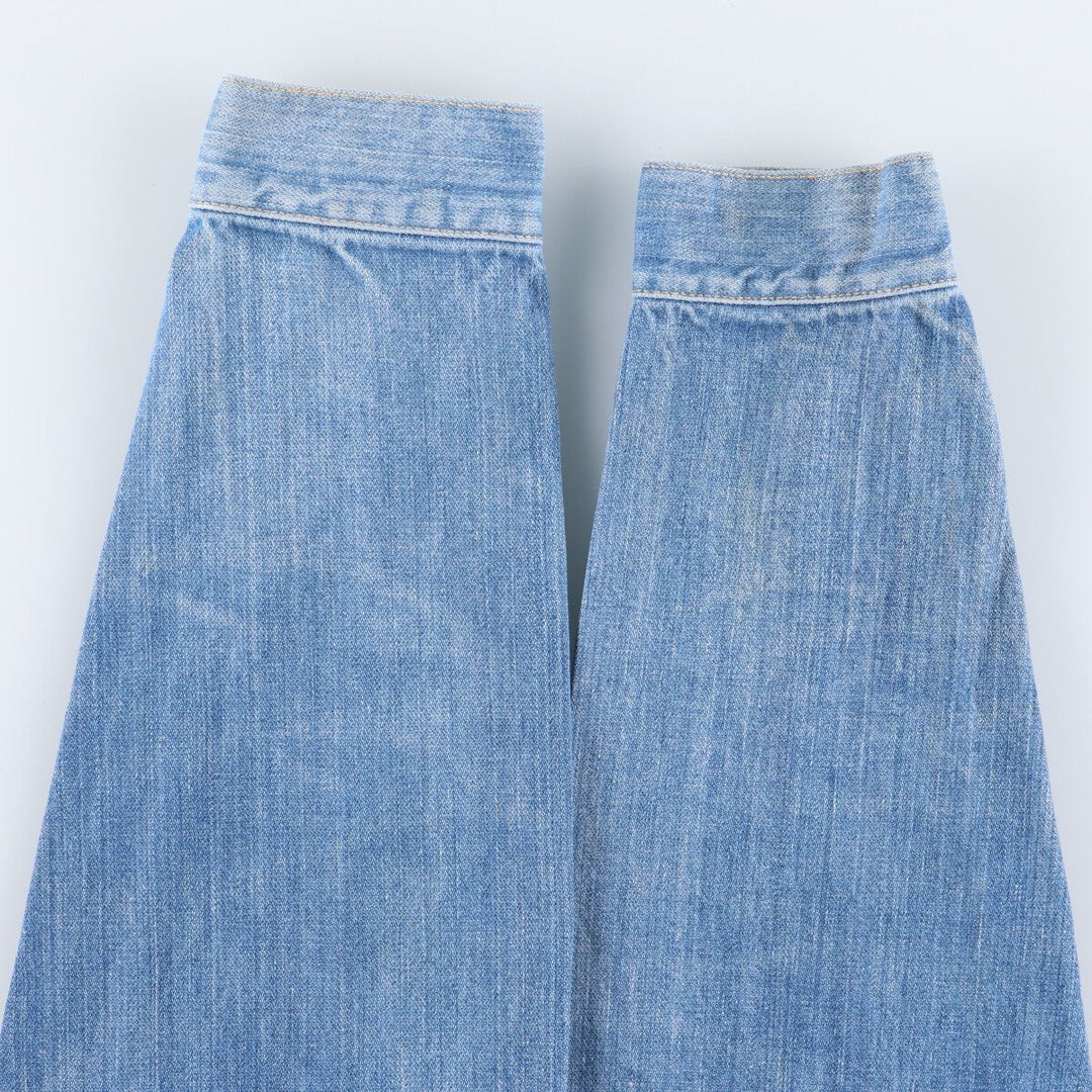 70'S Maverick denim jacket, denim jacket, made in USA, men's size L, vintage /eaa521525