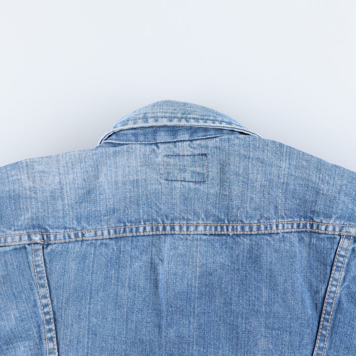 70'S Maverick denim jacket, denim jacket, made in USA, men's size L, vintage /eaa521525