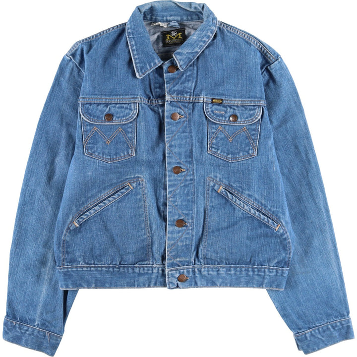 70'S Maverick denim jacket, denim jacket, made in USA, men's size L, vintage /eaa521526