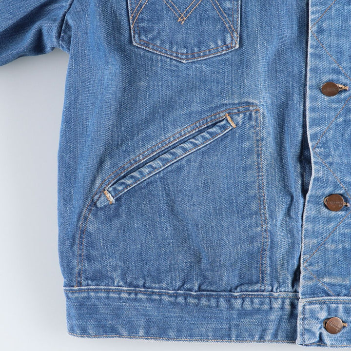 70'S Maverick denim jacket, denim jacket, made in USA, men's size L, vintage /eaa521526