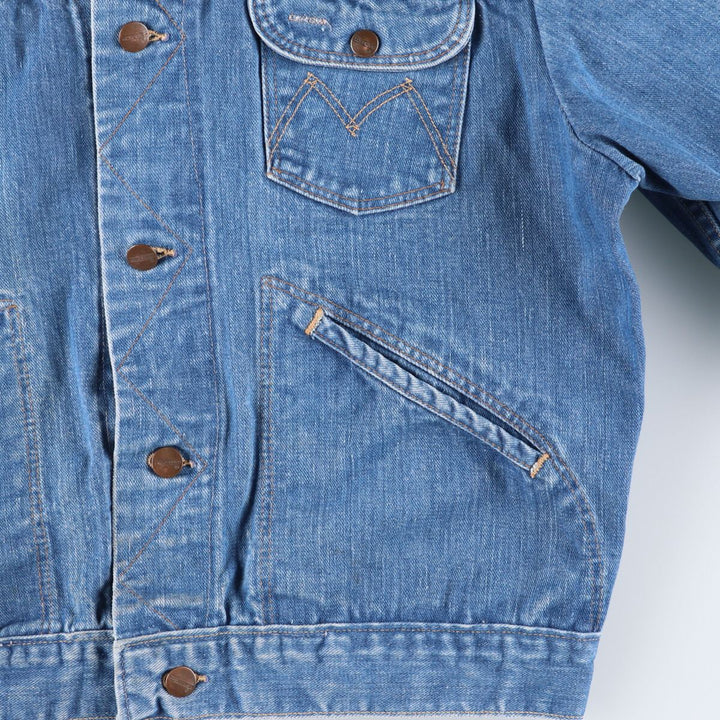 70'S Maverick denim jacket, denim jacket, made in USA, men's size L, vintage /eaa521526