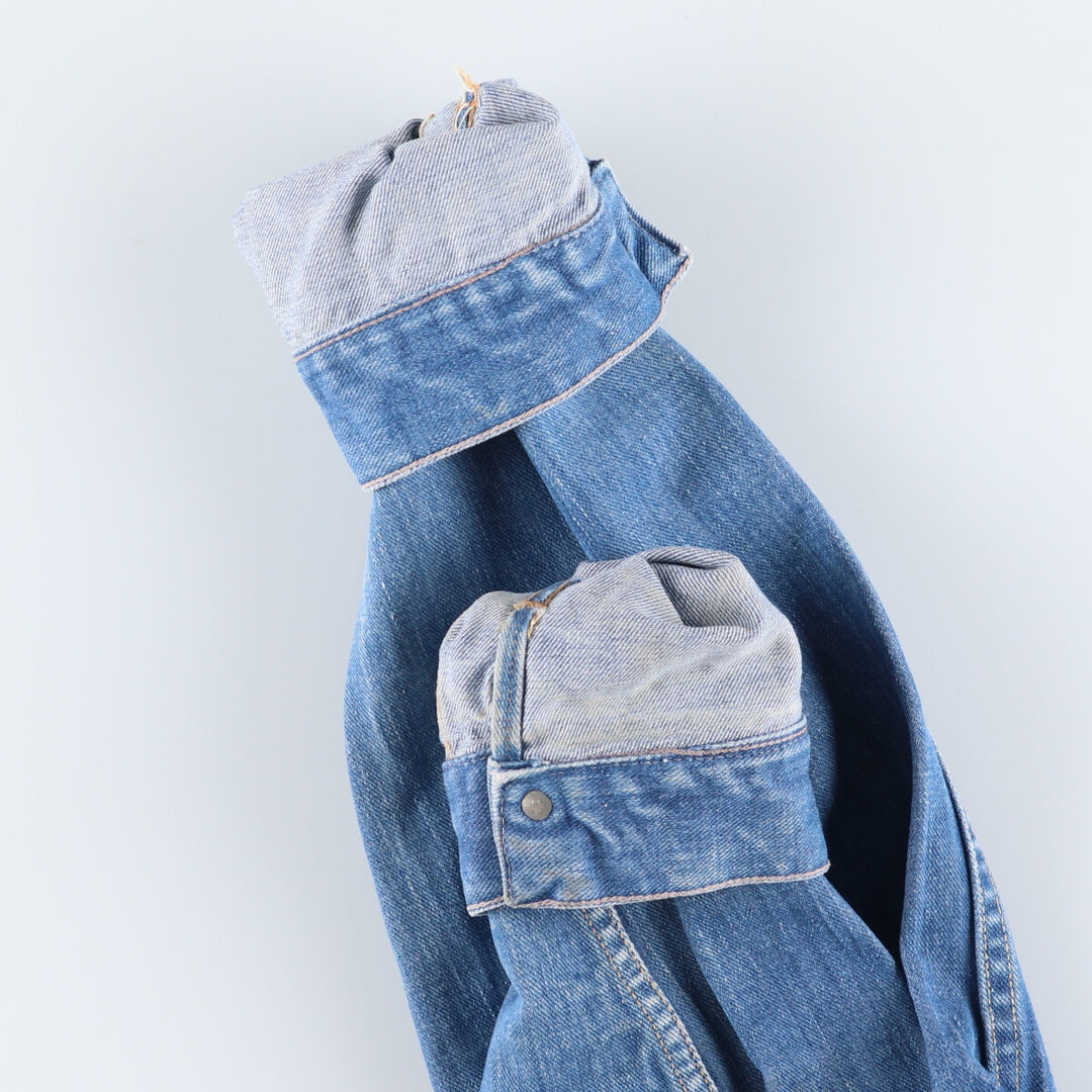 70'S Maverick denim jacket, denim jacket, made in USA, men's size L, vintage /eaa521526