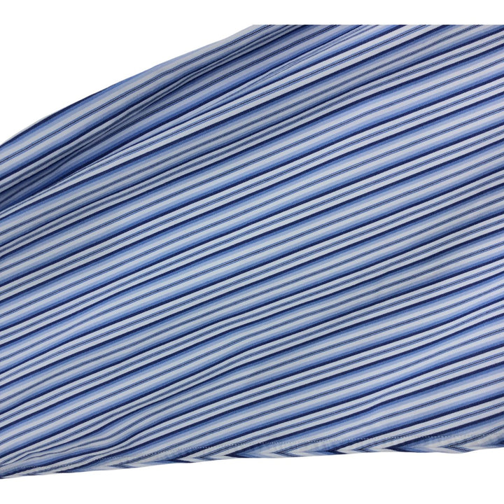 Ralph Lauren BLAKE long sleeve button-down striped shirt, men's size XL cotton blue type Vintage Second Hand