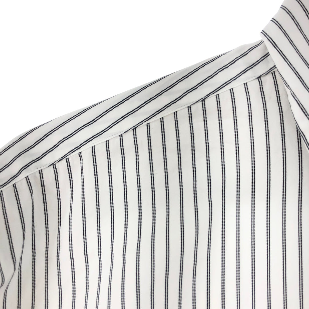 Ralph Lauren Classic Fit Long Sleeve Button Down Striped Shirt, Men's Size L cotton gray type Vintage Second Hand