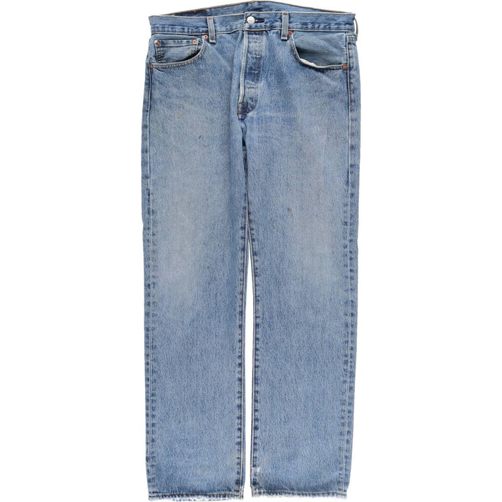 Levi's 501 straight denim pants for men, size W36 cotton Blue type light blue Vintage Second Hand